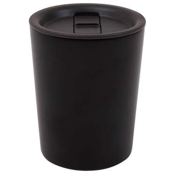Black Travel - Friendly Insulated Tumbler Mug Cup