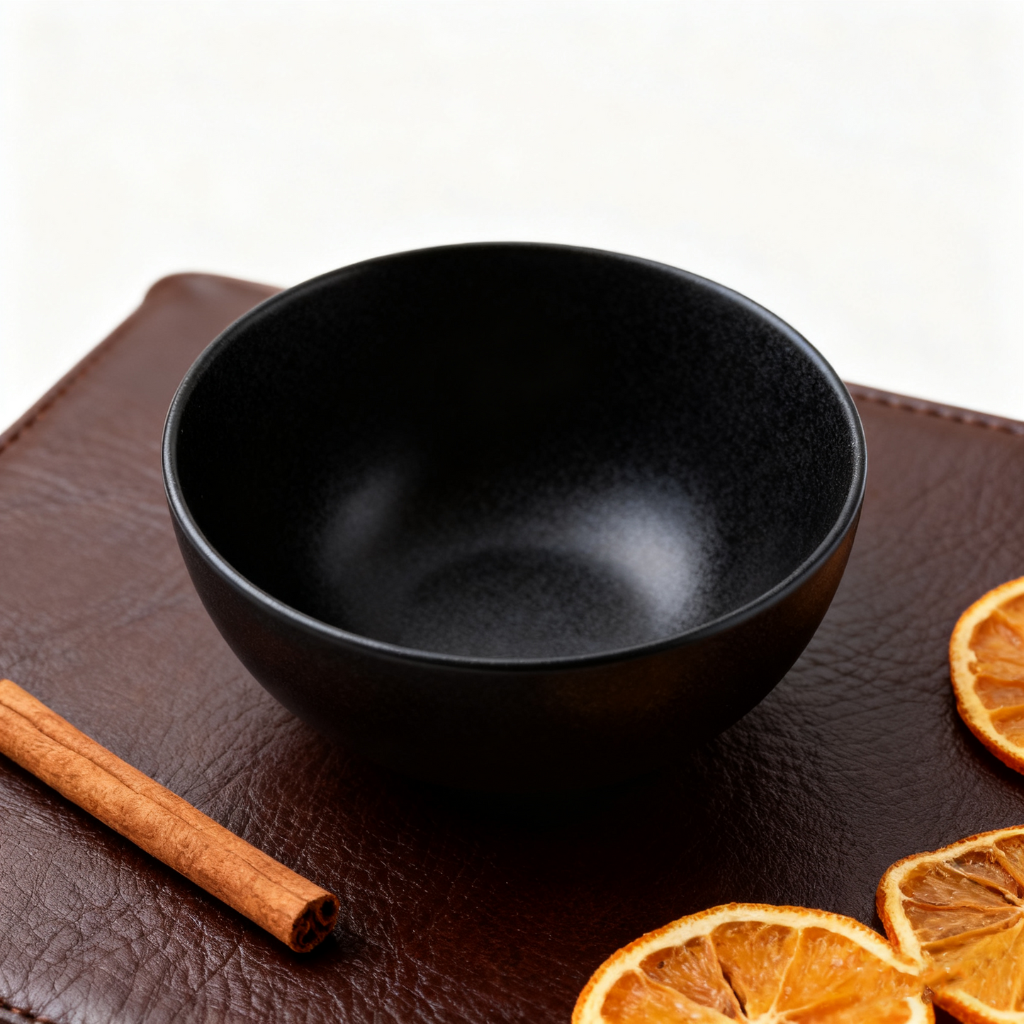 Black Textured Light Weight Large Bowl