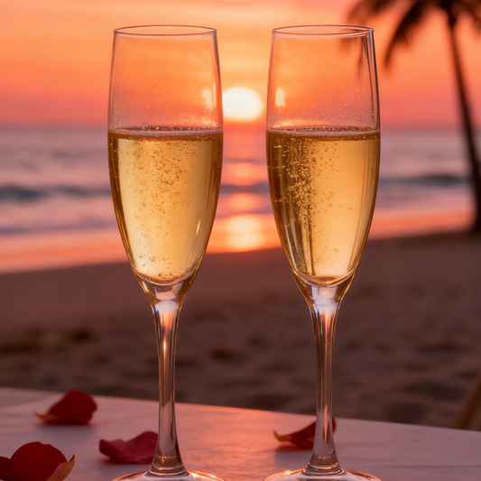 2-Piece Set Classic Champagne Flutes