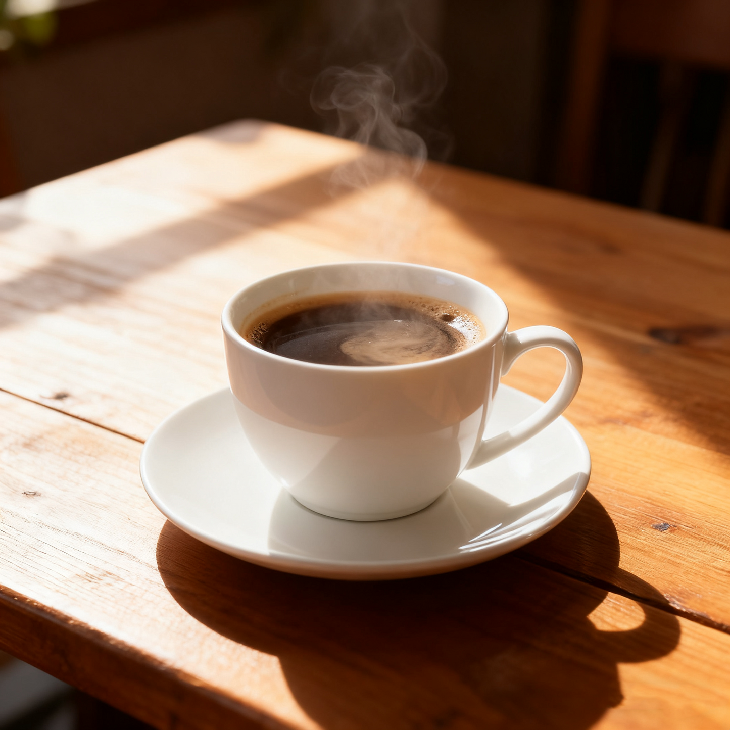 Classic Ceramic Coffee Cup with Saucer Set