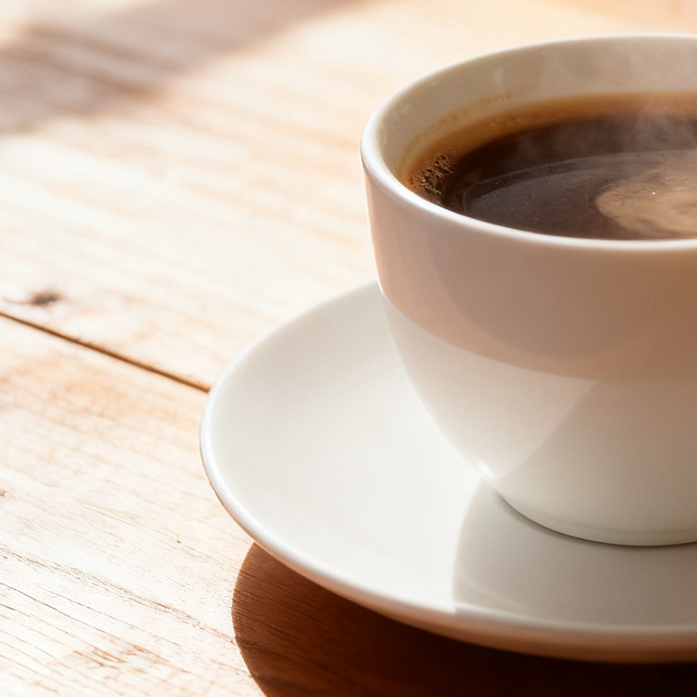 Classic Ceramic Coffee Cup with Saucer Set