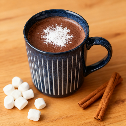 Navy Lightweight Textured Ceramic Mug