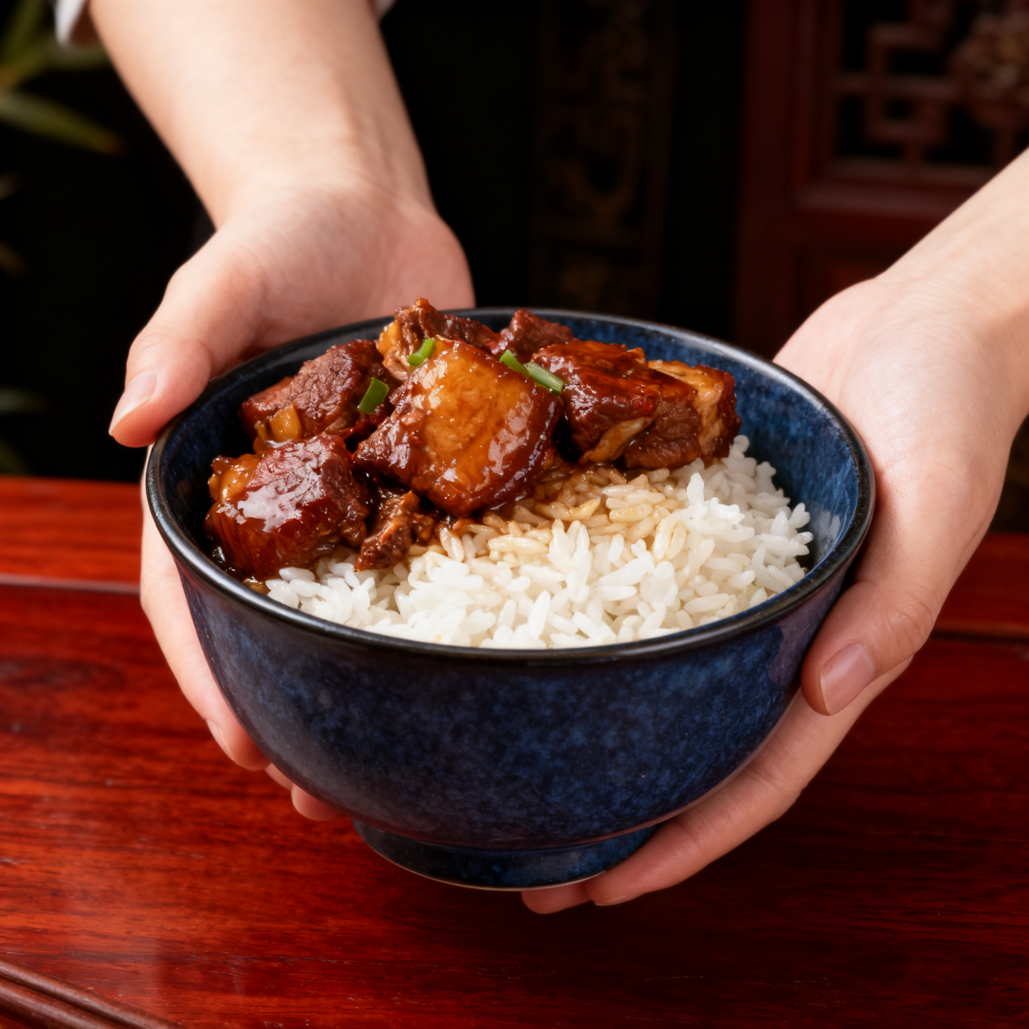 Super Light Blue Textured Noodle Bowl
