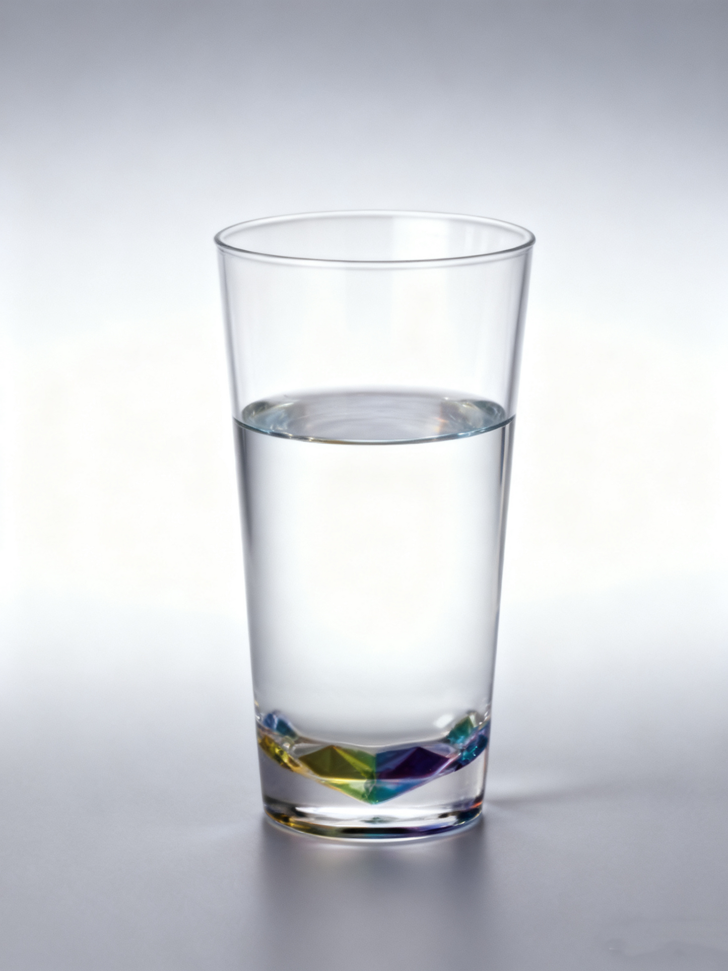 Chic Iridescent Textured Glass Tumbler L