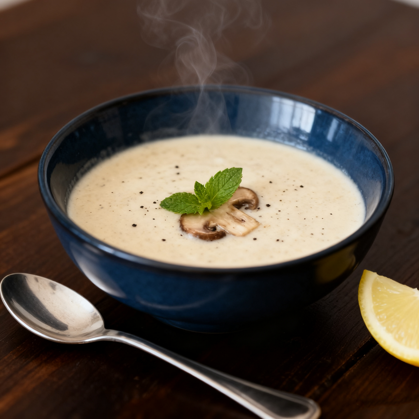 Ultra Light Weight Deep Blue Glazed Ceramic Rice Bowl