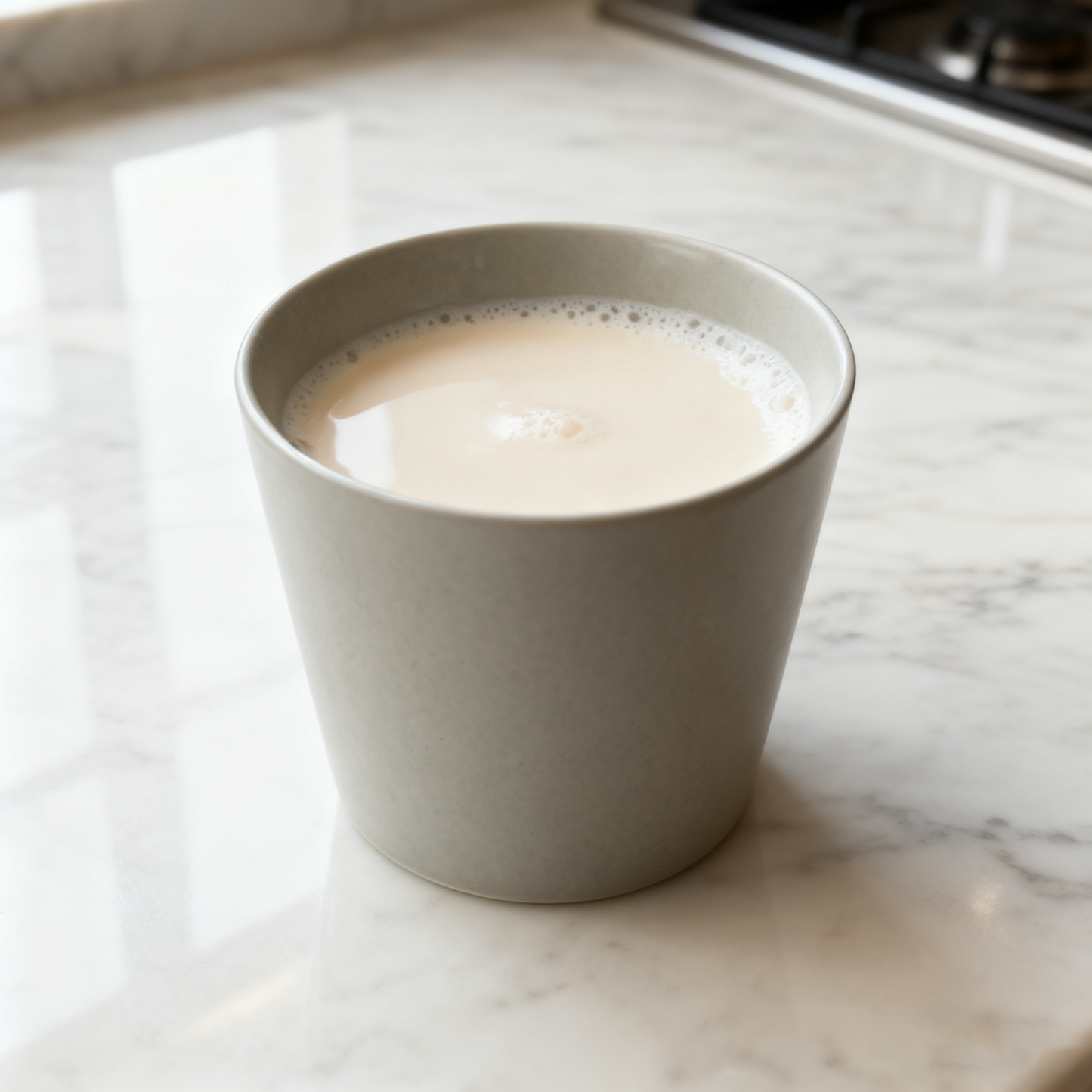 Light Gray Minimalist Ultra Lightweight Tea Cup