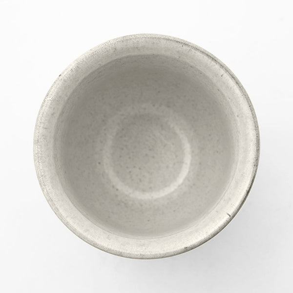 Rustic Ribbed Ceramic Coffee Cup