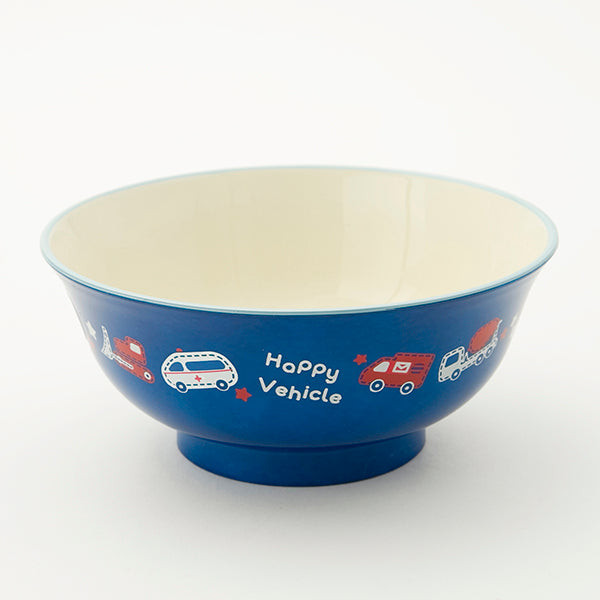 Kids Noodle Bowl with Vehicle Design