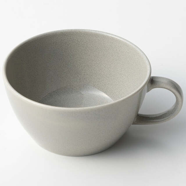 Light Gray Ceramic Coffee Mug