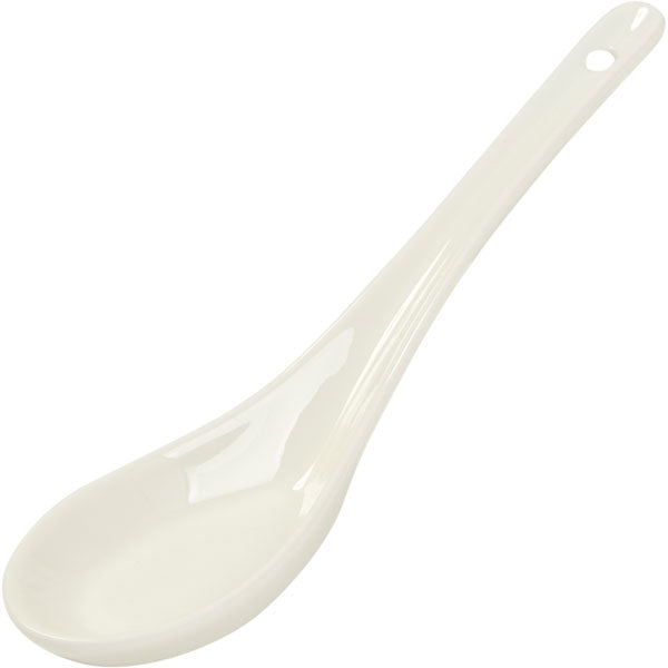 Elegant White Porcelain Spoon