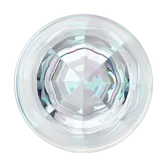 Chic Iridescent Textured Glass Tumbler L