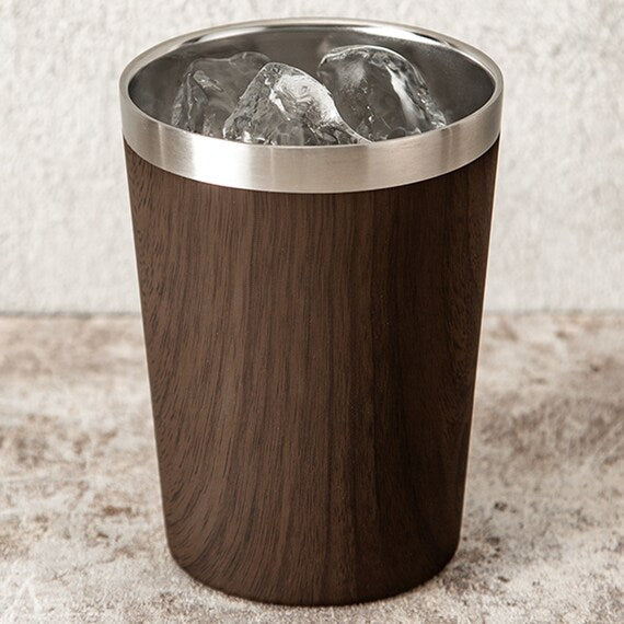 Modern Wood Metal Mug Cup for Drinks