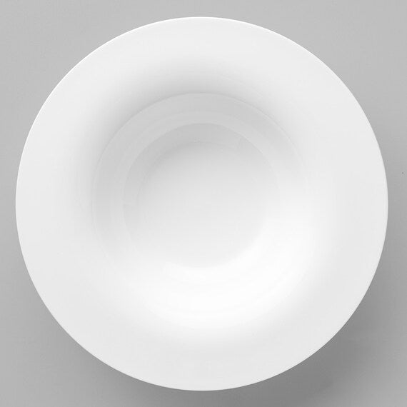 Craft White Porcelain Soup Plate