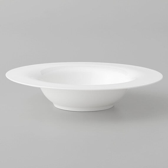 Craft White Porcelain Soup Plate