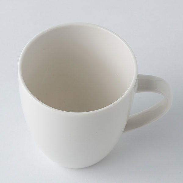 Classic White Porcelain Mug Cup