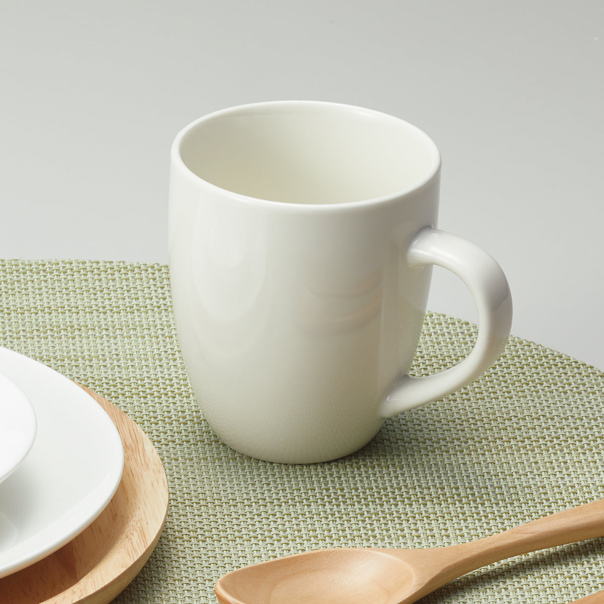 Classic White Porcelain Mug Cup