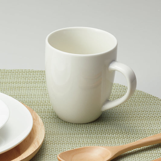 Classic White Porcelain Mug Cup