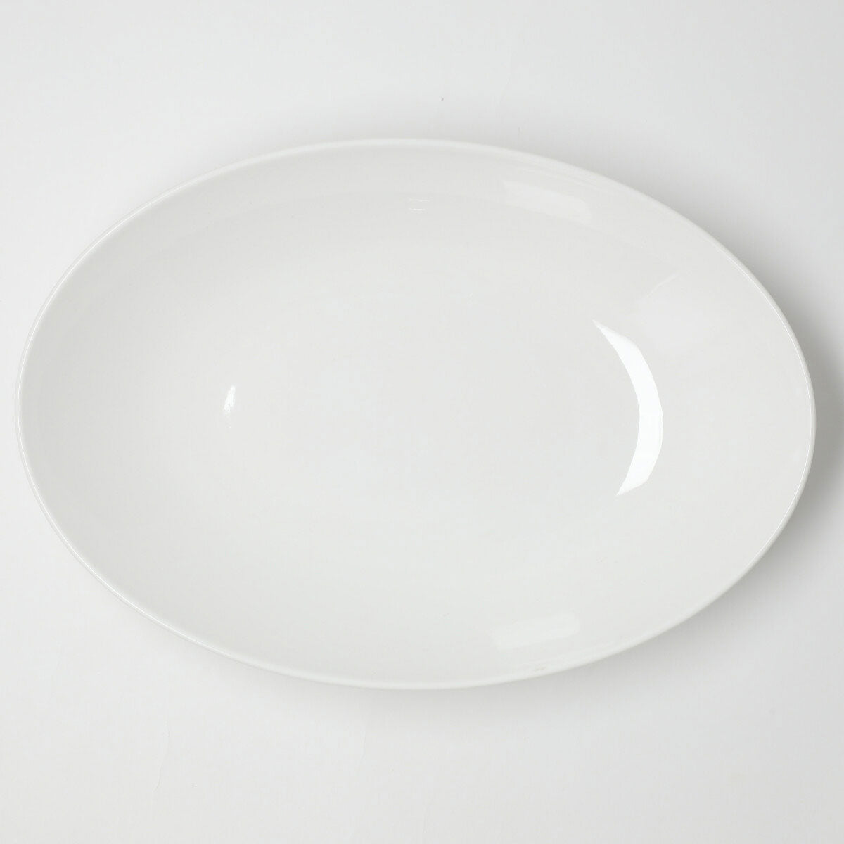 30CM White Porcelain Oval Bowl